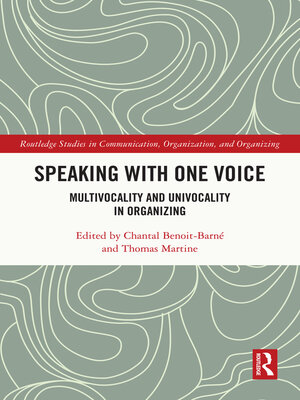cover image of Speaking With One Voice
